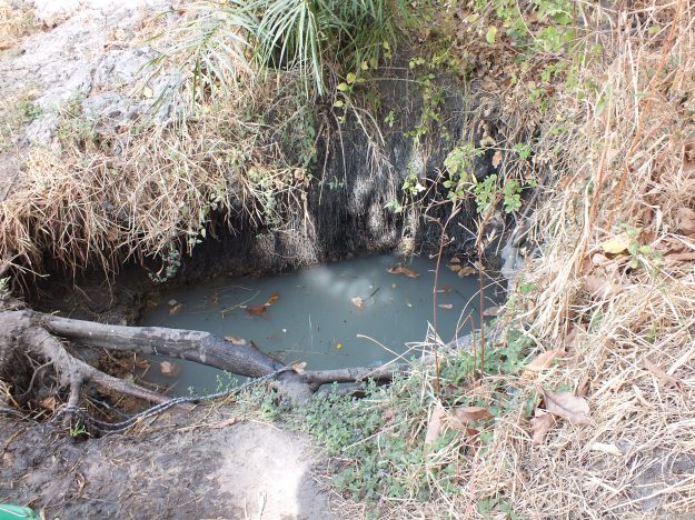 waterput die gebruikt wordt voor het bewerken van het land